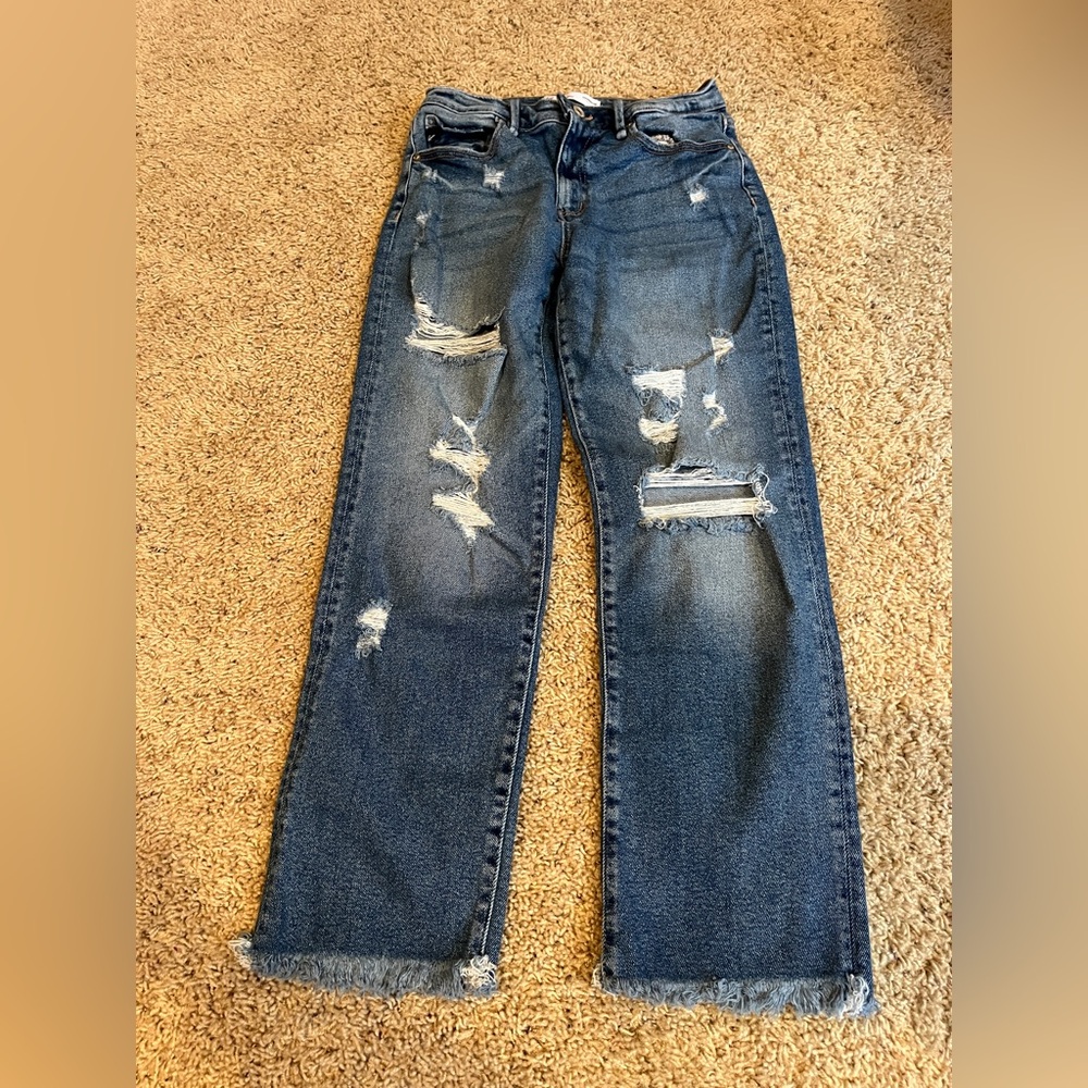 KanCan Straight Ankle Jeans